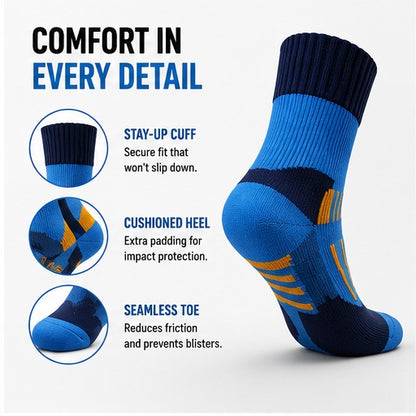 💧RANDY SUN Ultimate Waterproof Hiking Socks – Dry, Breathable & Durable for Any Adventure