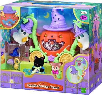 Pumpkin Carriage Playset - Dollhouse Playsets