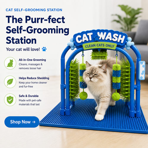 🐱 PurrFresh™ Cat Wash – Gentle Pet Cleaning Solution for Soft, Fresh & Healthy Fur