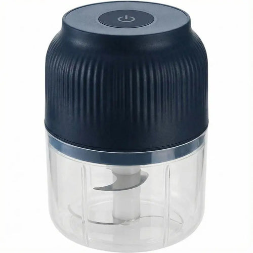 Electric Garlic Chopper, 300ML Cordless Mini Food Processor & Portable Veggie Chopper with 4 Sharp Stainless Steel Blades, One-Touch Garlic Grinder Masher for Ginger, Chili, Onion, Meat, Baby Food & Spices