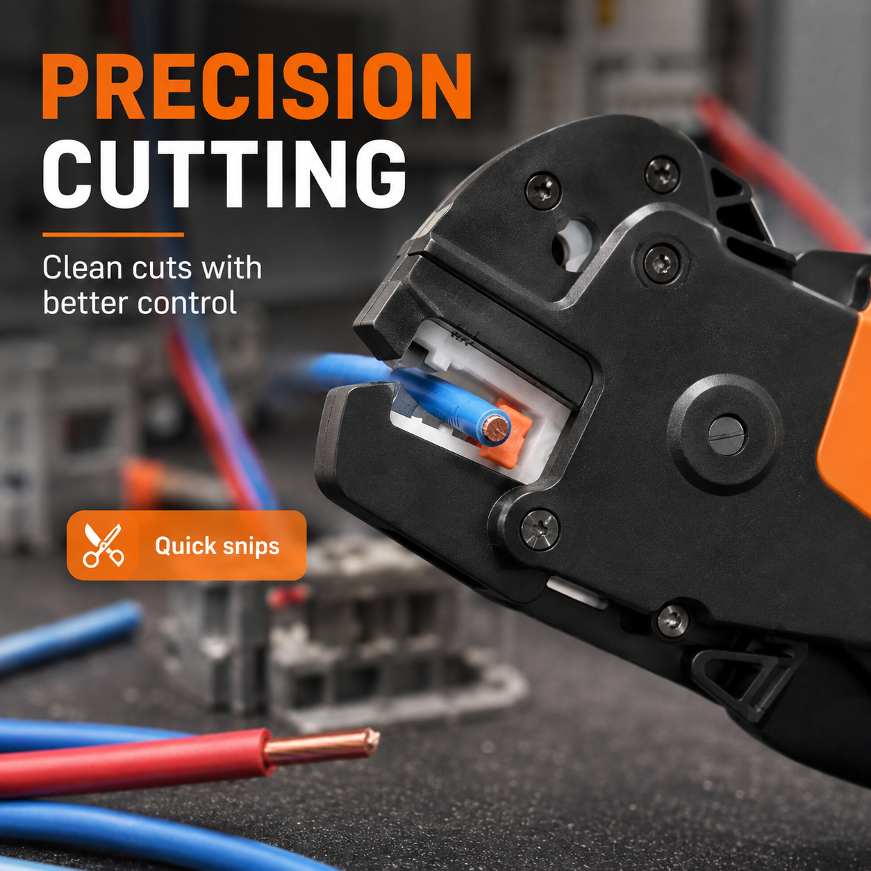 3-in-1 Automatic Wire Stripper, Cutter & Crimper – Self-Adjusting Electrical Hand Tool