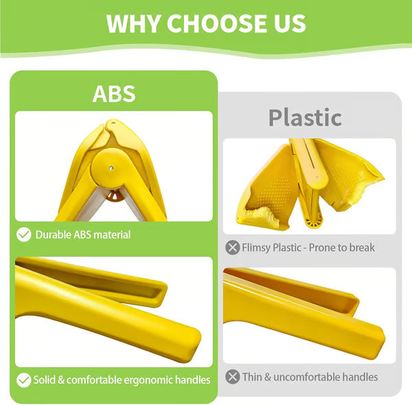 Lemon Juicer Squeezer, Max Juice Extraction Lime Citrus Squeezer Hand Press, Easy-to-Use Flat Lime Juicer with Leverage to Reduce Effort, Manual Juicer with Built-in Strainer,