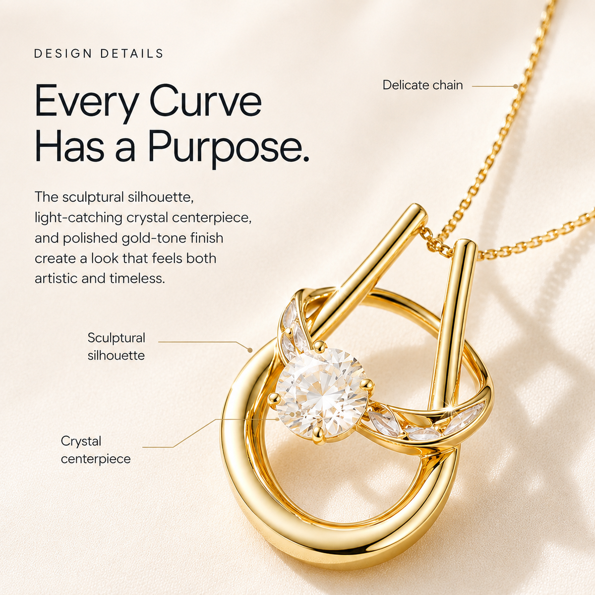 💎 LuckyLuxe™ Horseshoe Ring Holder Necklace – Dainty Pendant with Hidden Ring Keeper Design
