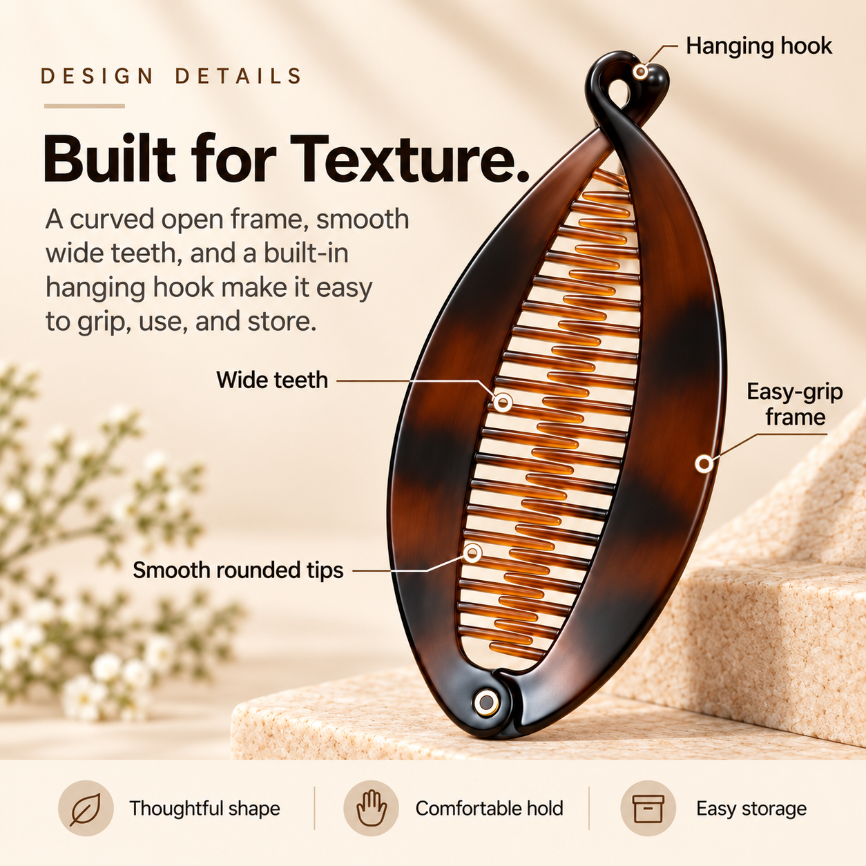 CurlEase™ Glide Comb