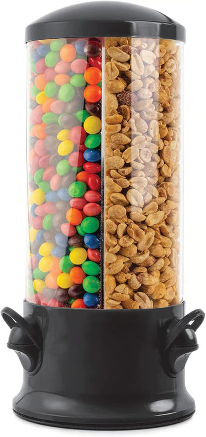 The Original Triple Candy Machine - Fun Candy & Nut Dispenser - New & Improved - 360 Degree Selection