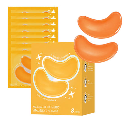 ✨Turmeric Vitamin Jelly Eye Patches🌙Daily Hydrating & Soothing Under Eye Care