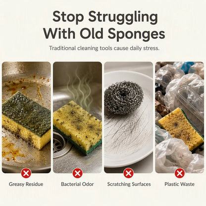 🔥LAST DAY SALE 49% OFF- 🥗✨Cute fruit-shaped dishwashing sponge brush🧴🍲