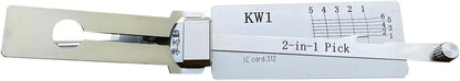 🔓 Lishi KW1 2-in-1 Lock Pick & Decoder Tool 🔑 | Professional Locksmith Fast Opener 🛠️ | Civil Door Lock Tool