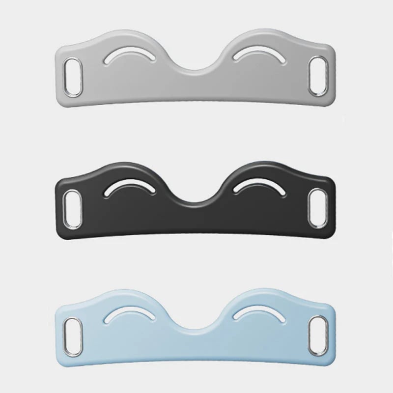 Blue gray and black patella knee strap color options