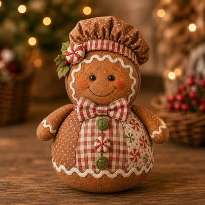 🔥Last Day 49% OFF - 🎄🎅Patchwork Fabric Doll DIY Kit | ✨Create a Cozy Handmade Character for Every Season!