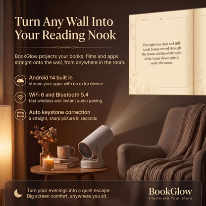 BOOKGLOW - SMART PROJECTOR