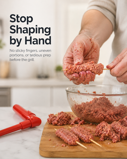 🌭 Manual Sausage Filling Machine 🍖 | Reusable Meat Stuffing Machine 🥩 | Dishwasher-Safe Sausage Stuffer for Home & Kitchen 🛠️