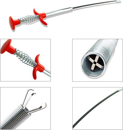 24inch Plumbing Grabber Sink Grabber Flexible Claw Pickup Tool