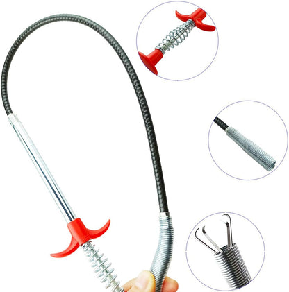 24inch Plumbing Grabber Sink Grabber Flexible Claw Pickup Tool