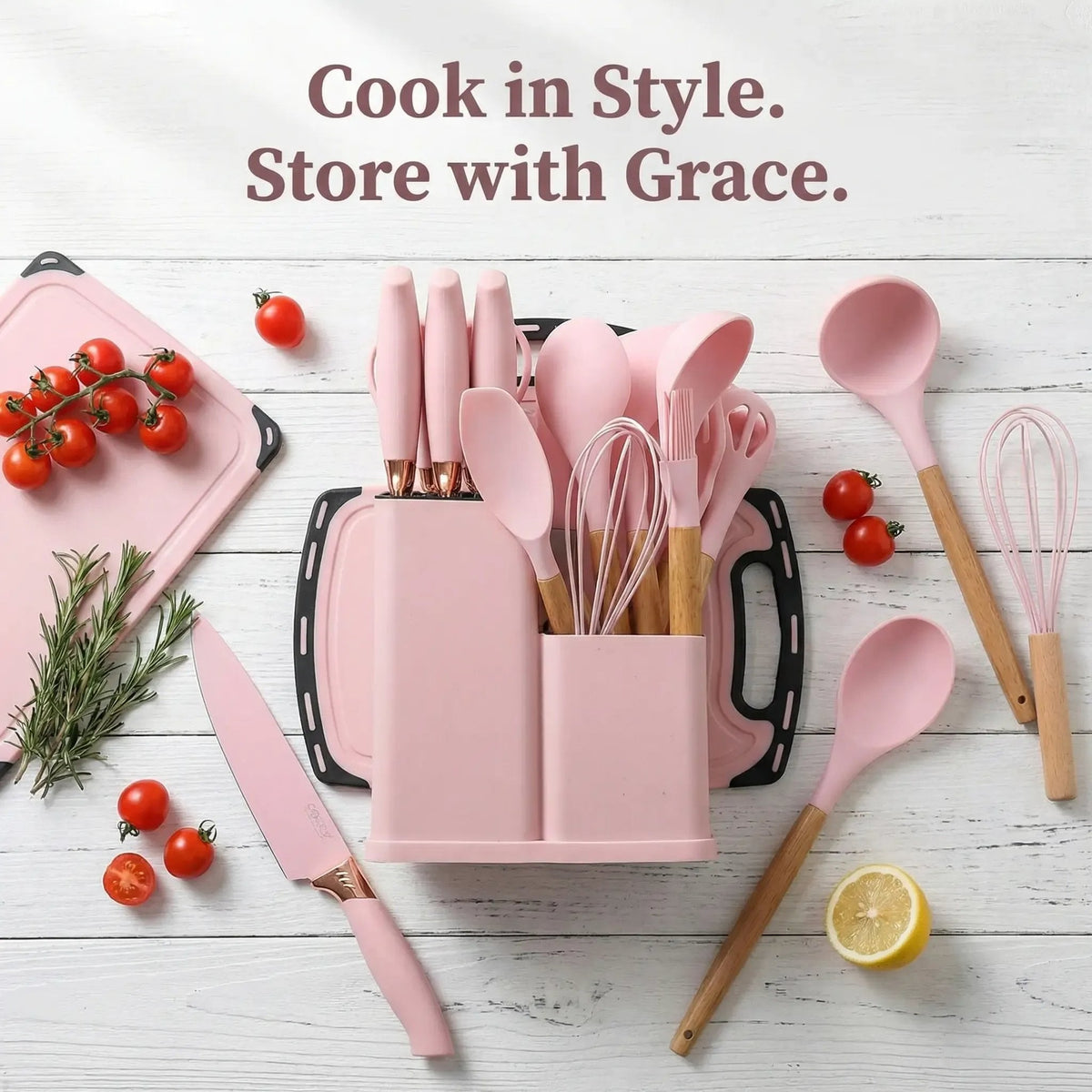 Hot Sale🔪 19-Piece Kitchen Knife & Utensil Set