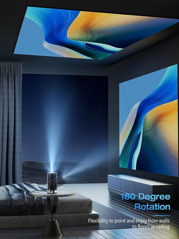 Mini Projector - 4K FHD 1080P Supported