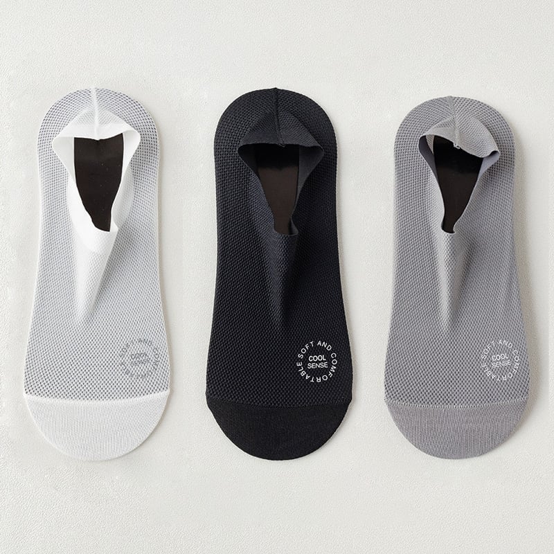 🔥6-Pair Invisible Grip Socks Pack 🧦 – Breathable Low-Cut Anti-Slip Sweat-Absorbing Design