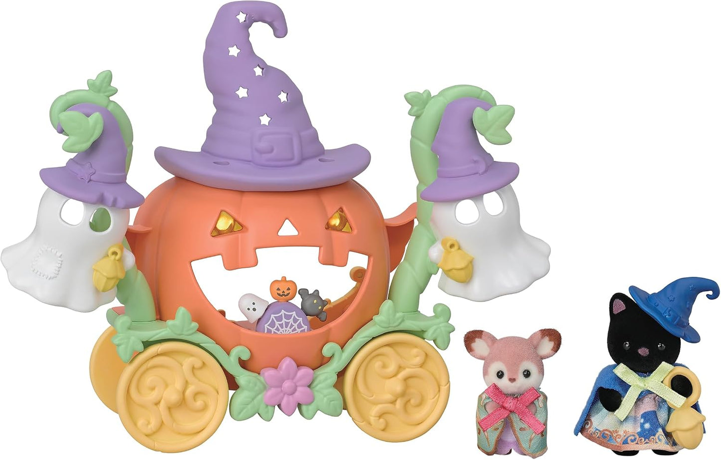 Pumpkin Carriage Playset - Dollhouse Playsets