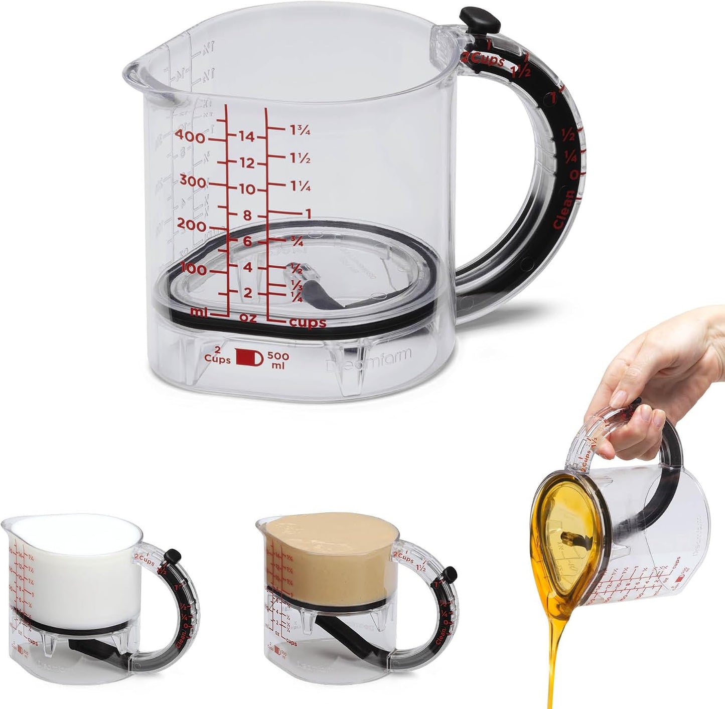 Big Upcup All-in-1 Adjustable Measuring Cup