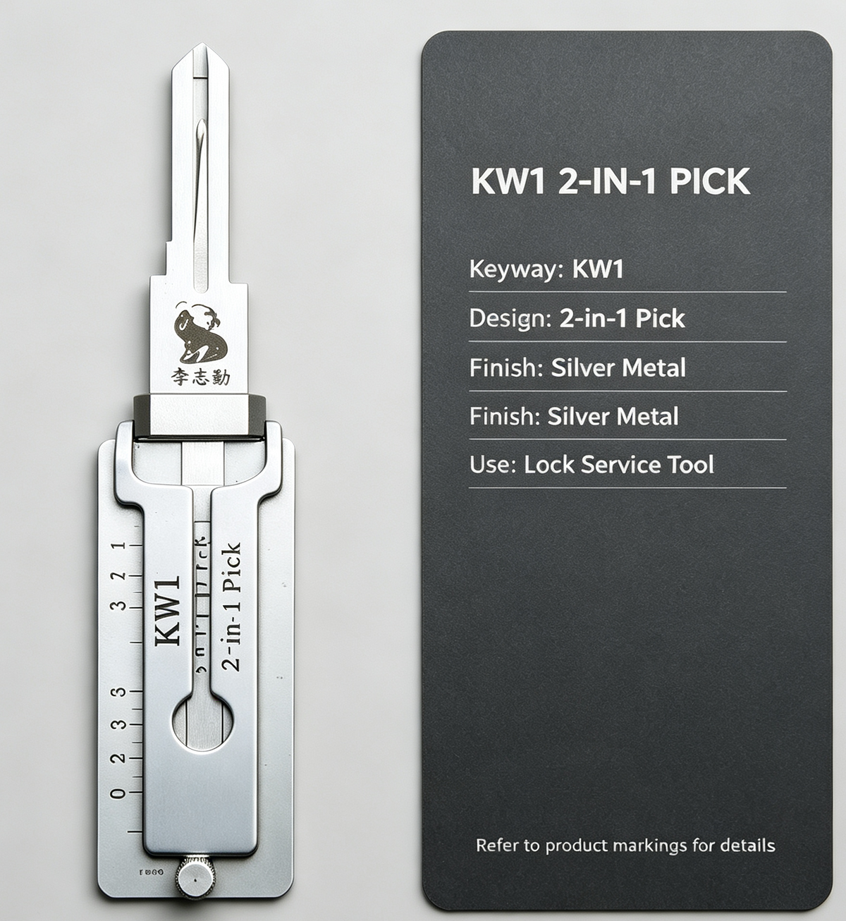 🔓 Lishi KW1 2-in-1 Lock Pick & Decoder Tool 🔑 | Professional Locksmith Fast Opener 🛠️ | Civil Door Lock Tool