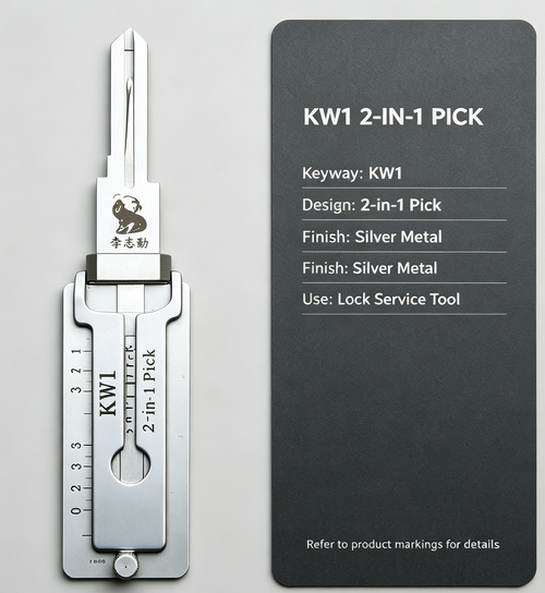 🔓 Lishi KW1 2-in-1 Lock Pick & Decoder Tool 🔑 | Professional Locksmith Fast Opener 🛠️ | Civil Door Lock Tool