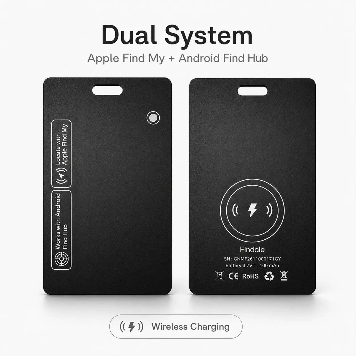 Ultra‑Slim Wallet Tracker Card｜Works with Apple Find My 📇