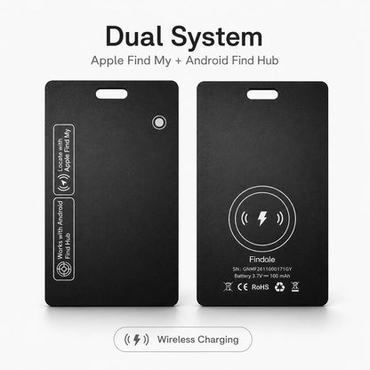 Ultra‑Slim Wallet Tracker Card｜Works with Apple Find My 📇
