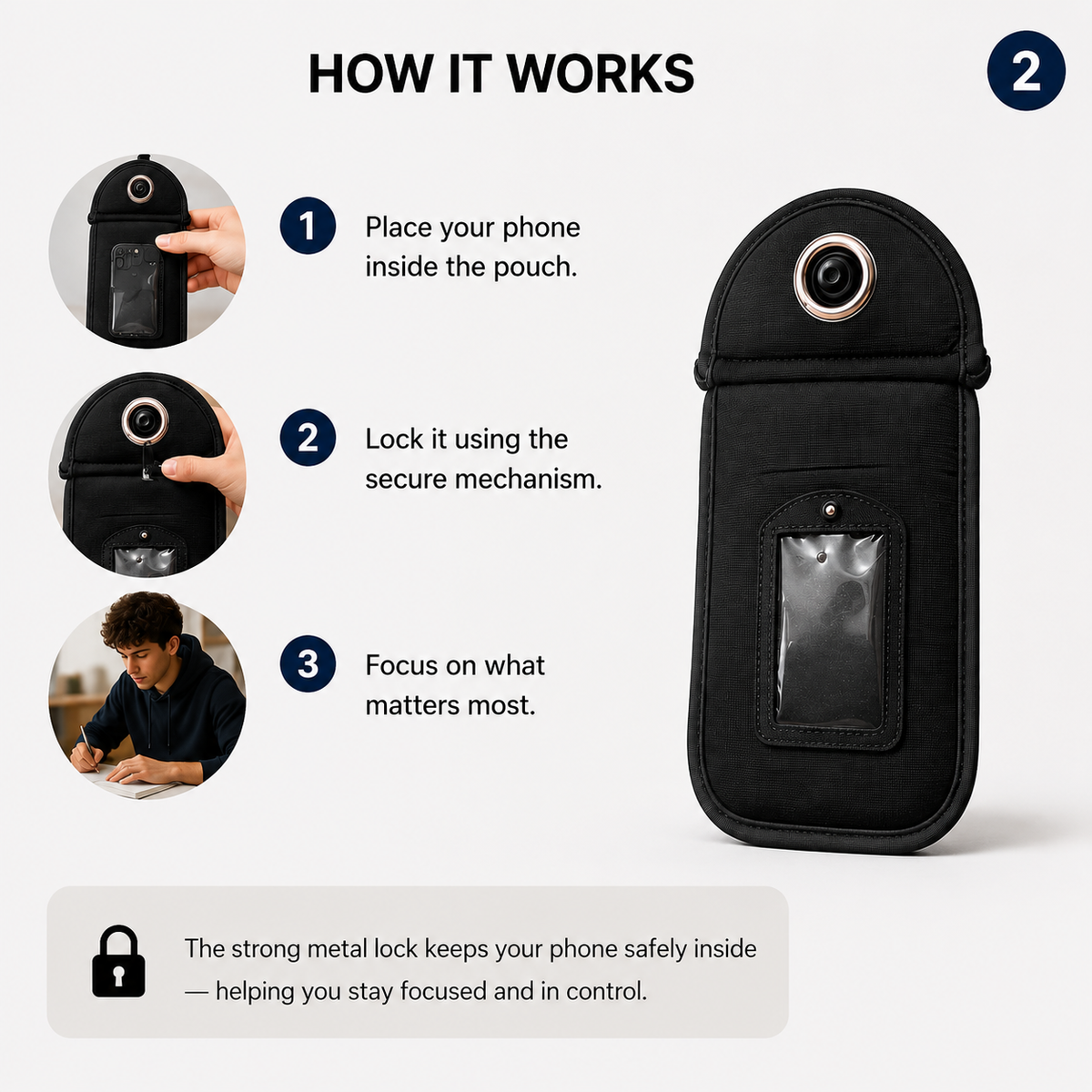 🛡️ SignalShield Pro™ – Ultimate Phone Privacy Bag