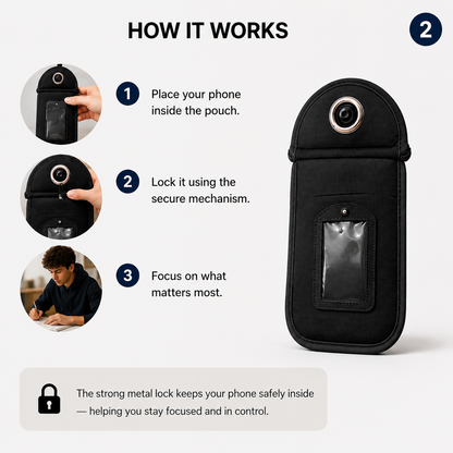 🛡️ SignalShield Pro™ – Ultimate Phone Privacy Bag
