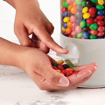 The Original Triple Candy Machine - Fun Candy & Nut Dispenser - New & Improved - 360 Degree Selection