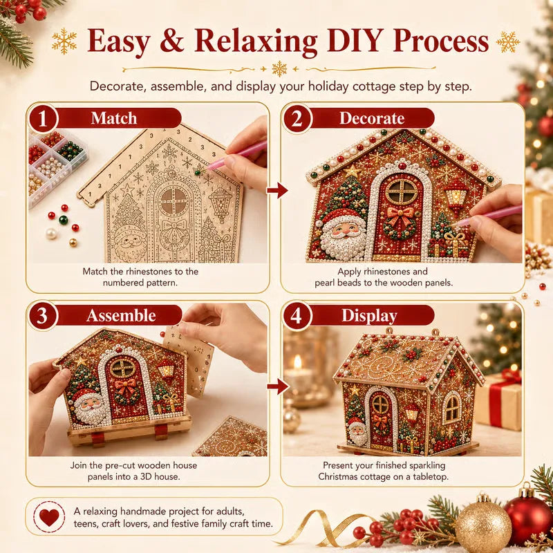 🔥LAST DAY 49% OFF - 🎄Plymagic DIY Pearl Art - Christmas Collection