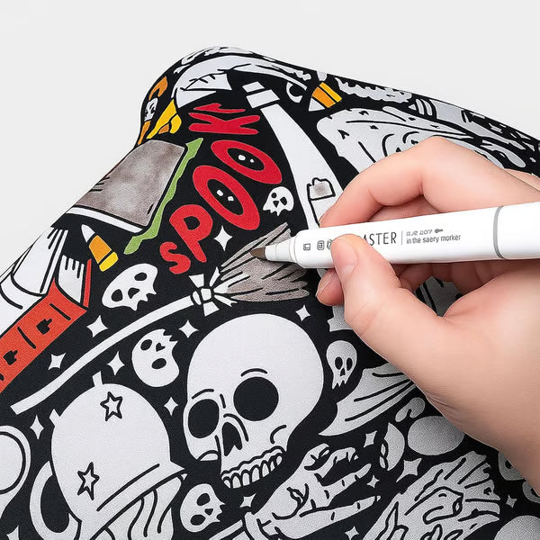 🎨DIY Coloring Blanket with Markers✨