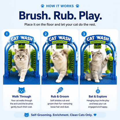 🐱 PurrFresh™ Cat Wash – Gentle Pet Cleaning Solution for Soft, Fresh & Healthy Fur
