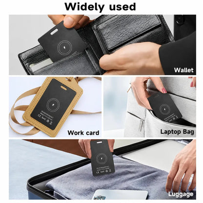 Ultra‑Slim Wallet Tracker Card｜Works with Apple Find My 📇
