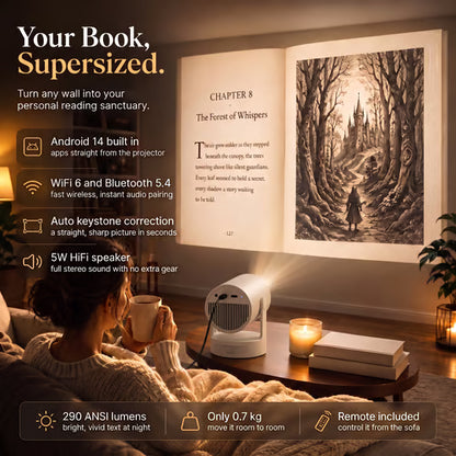 BOOKGLOW - SMART PROJECTOR
