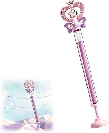 Magic Wand Water Squirter, Spinning Water Spray Toy, Pull-Out Fairy Wand Water Blaster, Funny Firework Water Sprayer for Summer Beach Pool Party Outdoor Games, for Adult