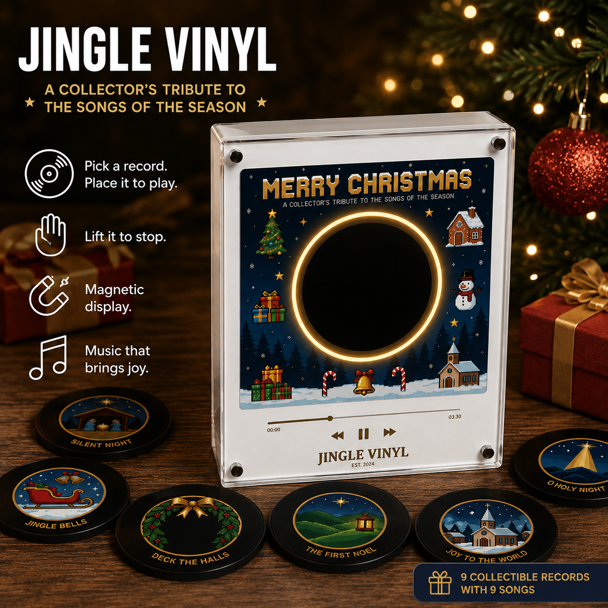 MerrySpin™ Christmas Memory Player