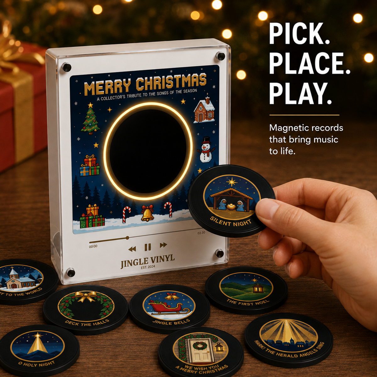 MerrySpin™ Christmas Memory Player