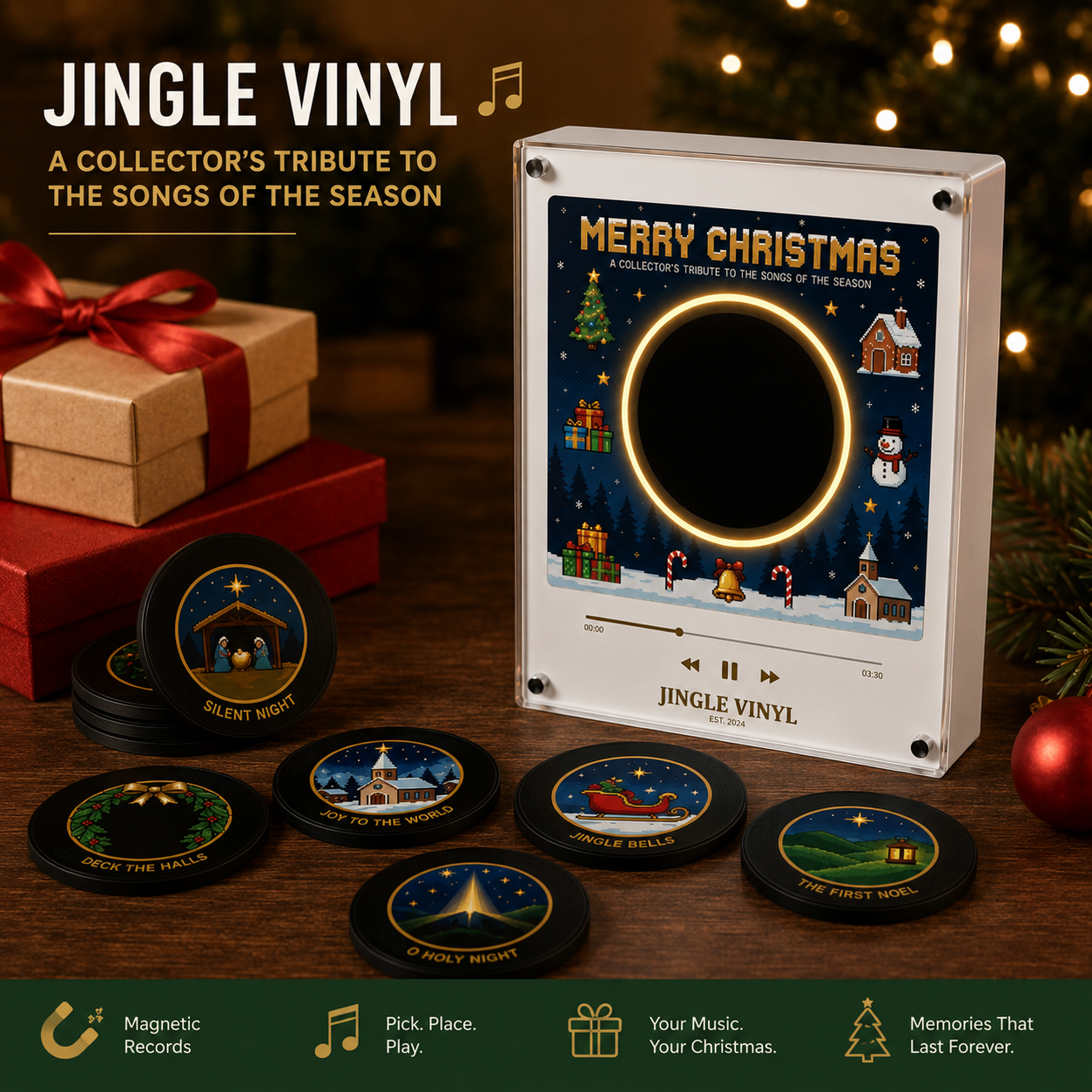 MerrySpin™ Christmas Memory Player