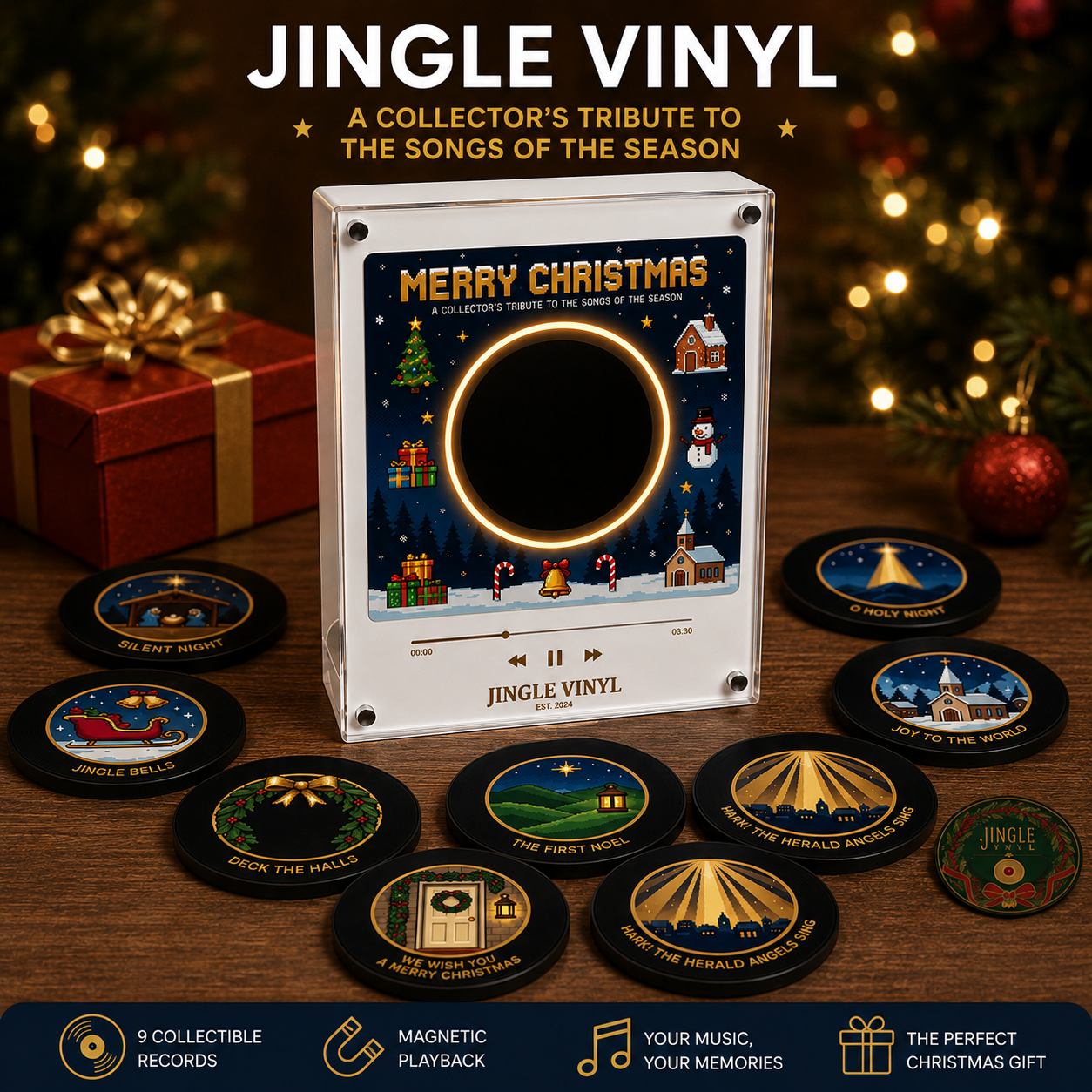 MerrySpin™ Christmas Memory Player