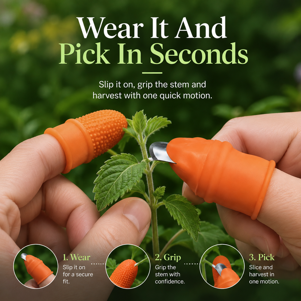 🍅 HarvestPro™ – Easy-Grab Thumb Garden Harvesting Tool(2PCS)