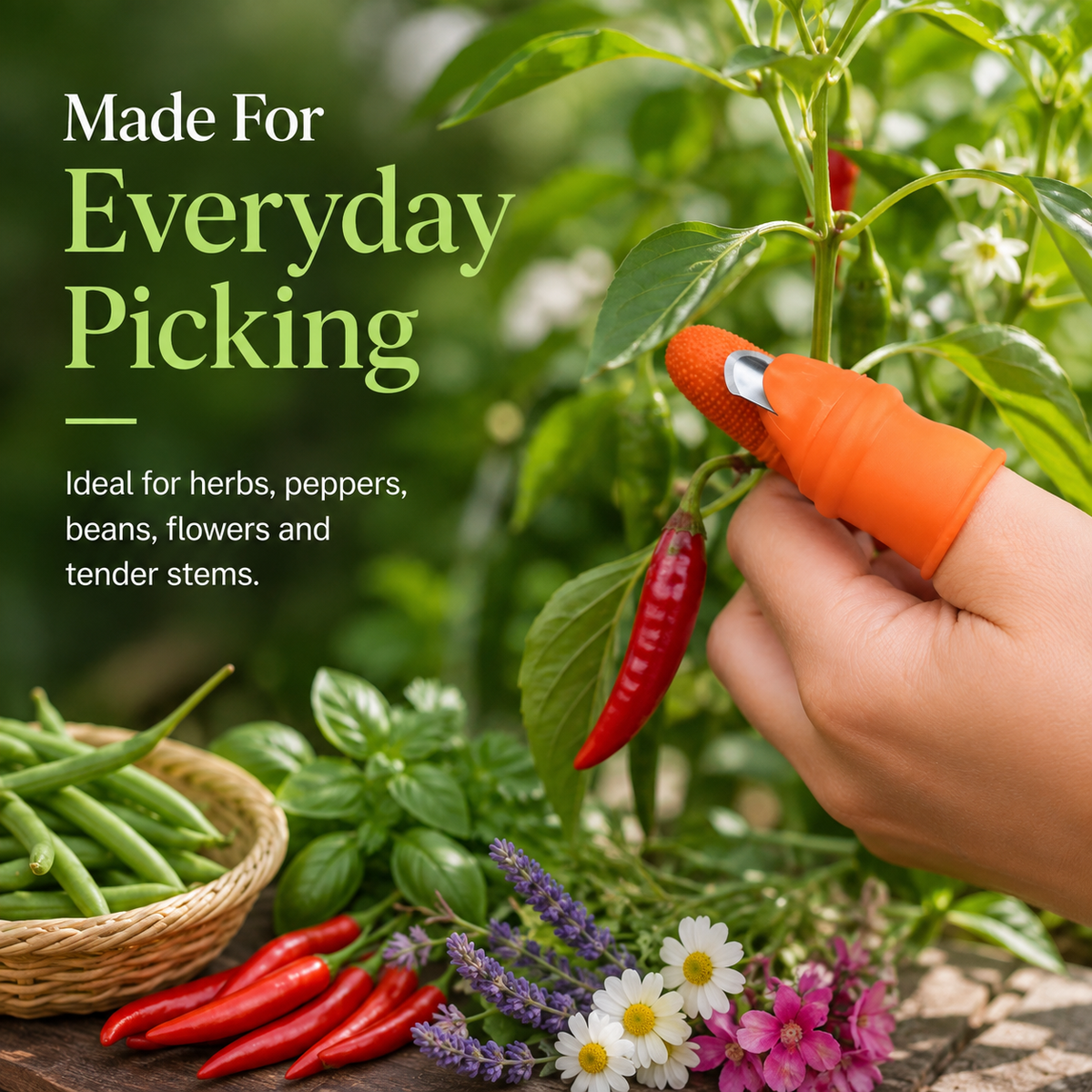🍅 HarvestPro™ – Easy-Grab Thumb Garden Harvesting Tool(2PCS)
