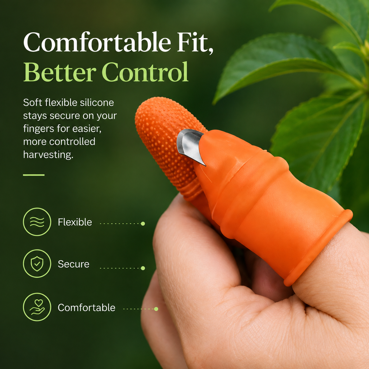 🍅 HarvestPro™ – Easy-Grab Thumb Garden Harvesting Tool(2PCS)