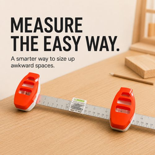 🎯3-in-1 Picture Hanging Tool – Magnetic Level & Nail Guide for Perfect Wall Decor