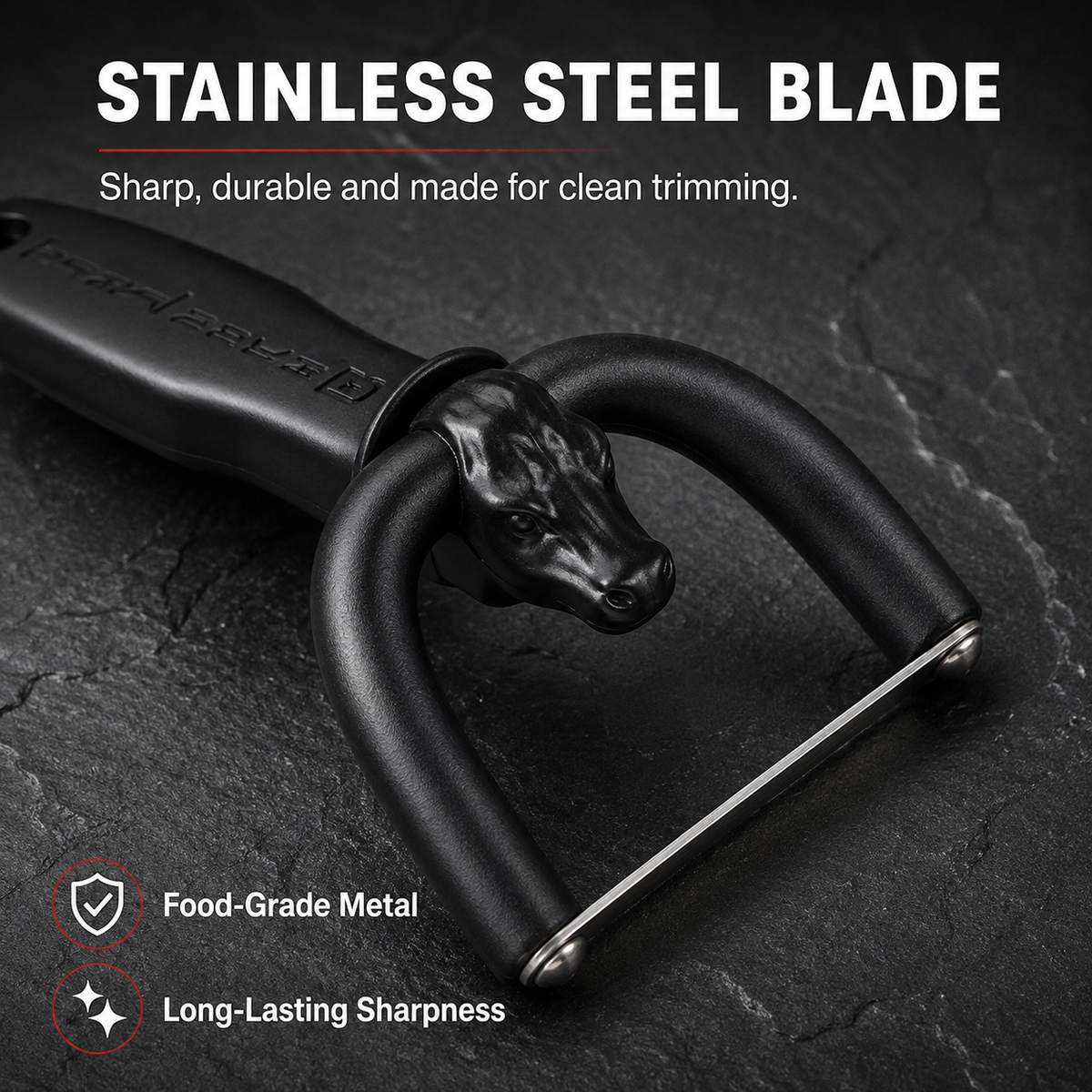 🥩 Handheld Fat Trimmer for Beef & Pork, Portable Meat Fat Remover Tool, Easy Brisket Trimming BBQ Kitchen Gadget