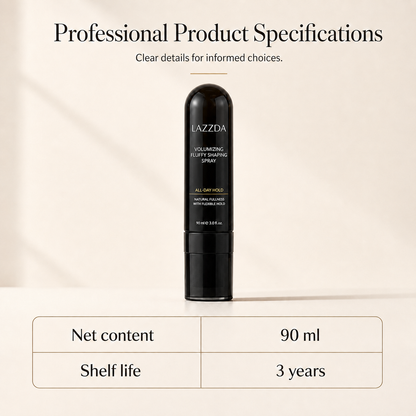 90ml Fluffy Hair Shaping Spray Long Lasting Volumizing Mist with Peach Fragrance