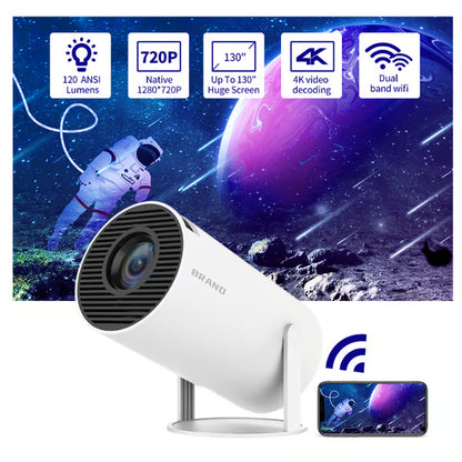 Mini Projector - 4K FHD 1080P Supported