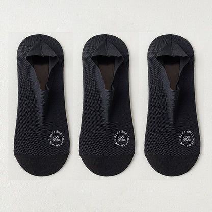 🔥6-Pair Invisible Grip Socks Pack 🧦 – Breathable Low-Cut Anti-Slip Sweat-Absorbing Design