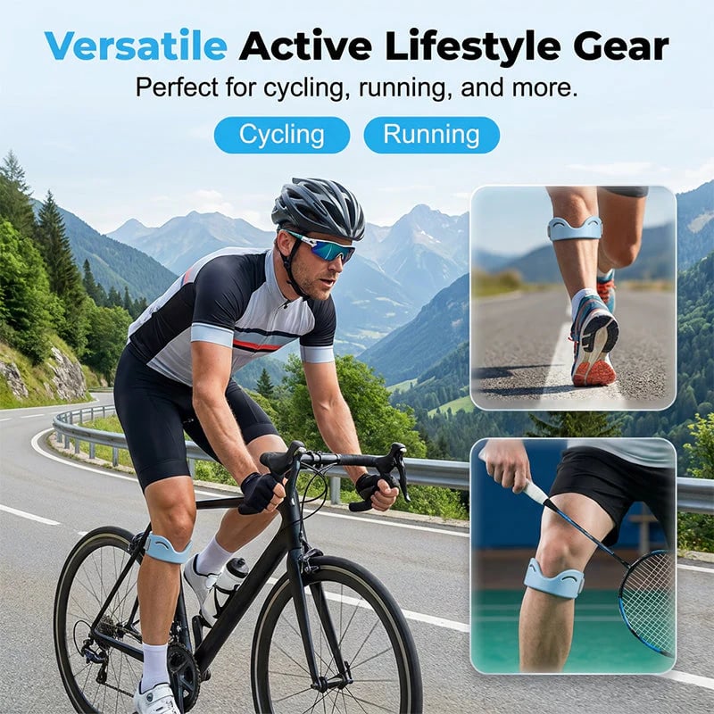 Patella knee strap used for cycling running and active sports