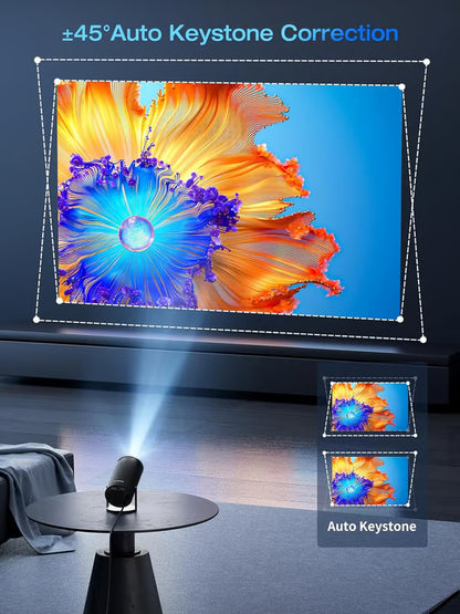 Mini Projector - 4K FHD 1080P Supported